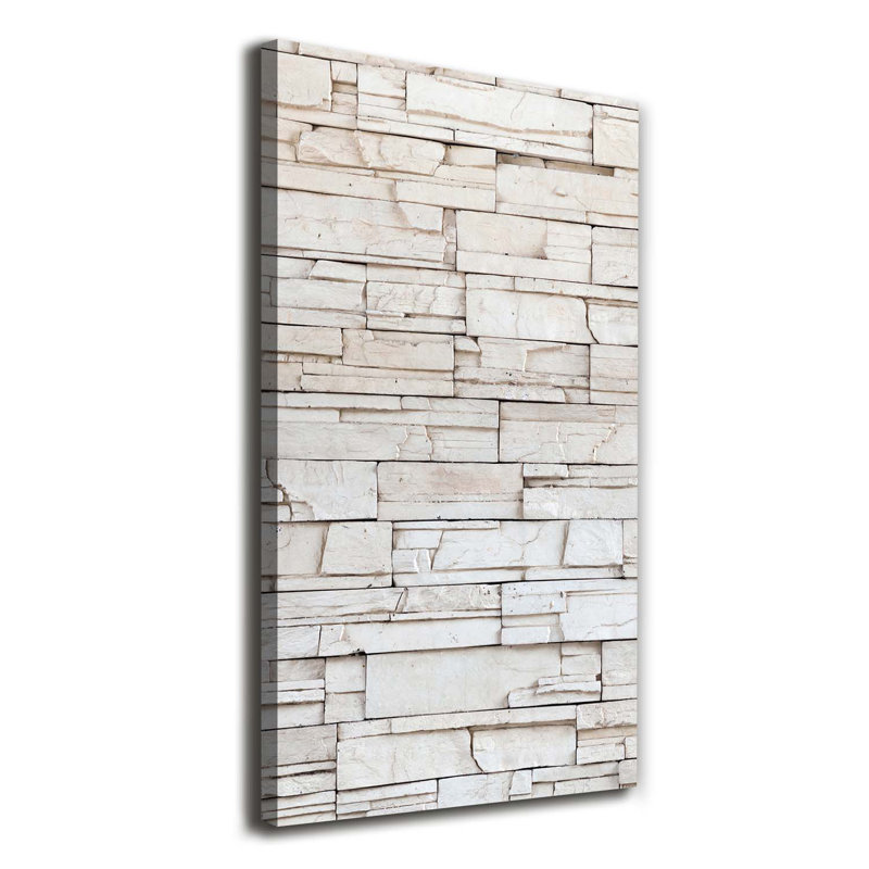 A Stone Wall - Wrapped Canvas Print
