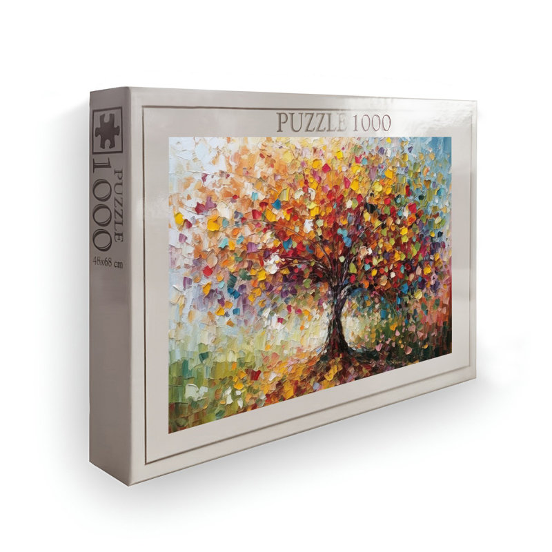 1000-Piece Jigsaw Puzzle, 26.8 x 18.9 inches | High-Quality 100% Cardboard, Vibrant Design | Perfect for Family Fun, Stress Relief & Educational Play | Gift for Adults & Kids | Box Size: 13.2 x 9.1 x 2.0 inches