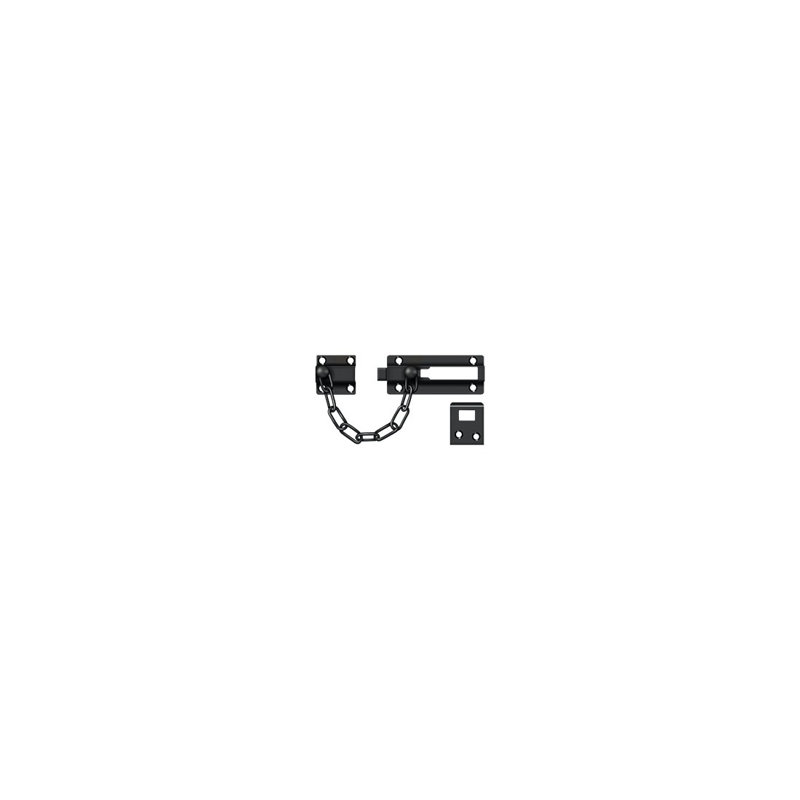 Brass Latch/Catch/Bolt, Black