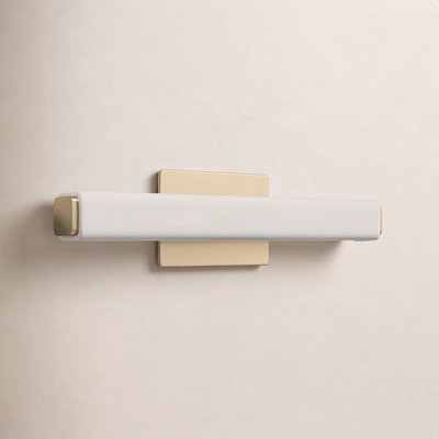 Erby Single Light Glass Dimmable LED Flush Mounted Sconce