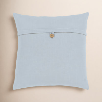 Leigh Buttons Cotton Throw Pillow