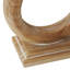 Ensemble de porte-bougie brun en bois
