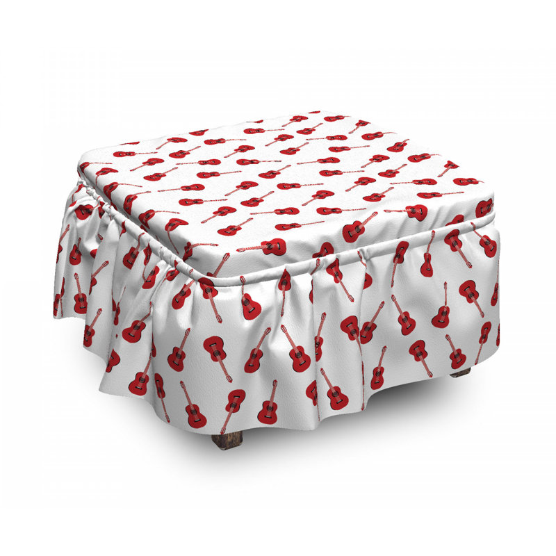 Box Cushion Ottoman Slipcover