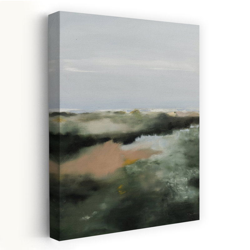 Paysage abstrait contemporain abstrait, H 24 po x l 16 po