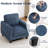 Mid-Century Accent Chairs Featuring Wide Backrest-311153062