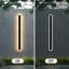 Aarthi Modern Oval Linear LED Outdoor Wall Light Matt Black IP65 Waterproof 3000K Acrylic Exterior Wall Lamp For Corridor Entrance-1379861937-1379861936
