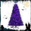 Black Cashmere Christmas Tree with 250 LED Lights