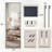 14 x 47 Over The Door - Full Length Hanging Mirror, Aluminum Alloy Framed Wall-mounted Full Length Mirror-1599501401