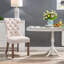 Chaises de salle à manger, chaise de salle à manger rembourrée haut de gamme avec anneau clouté-531111163-511006608-511006698