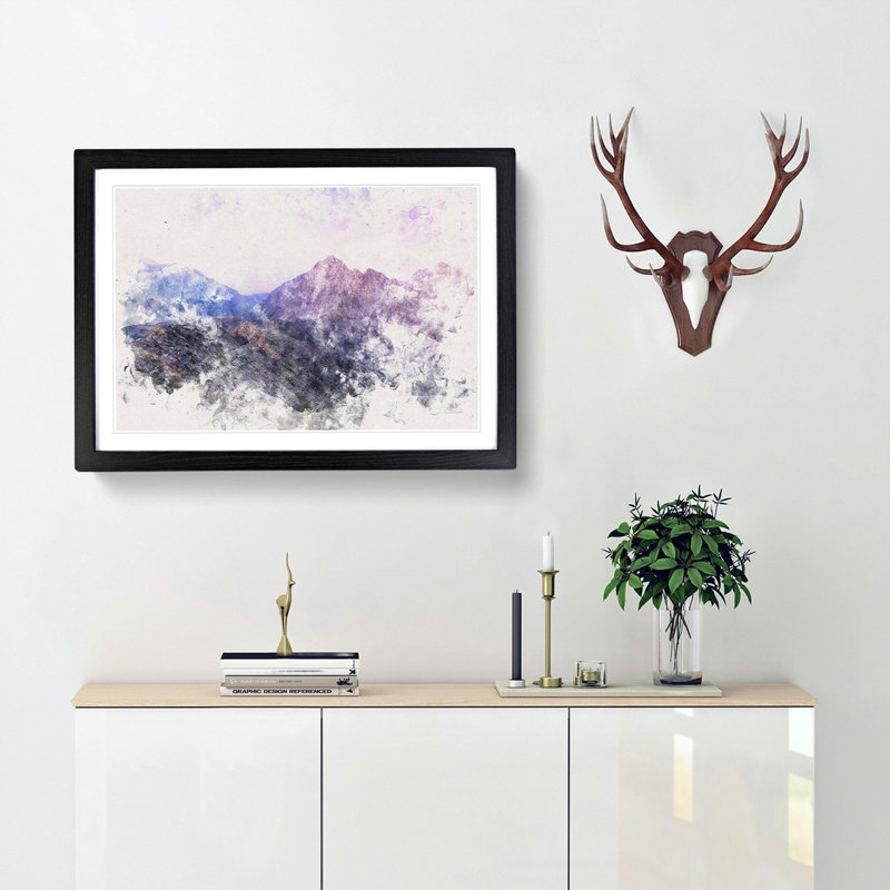 Mountains in Slovakia - Framed Print, Black Framed, 45cm H x 63cm W x 2cm D