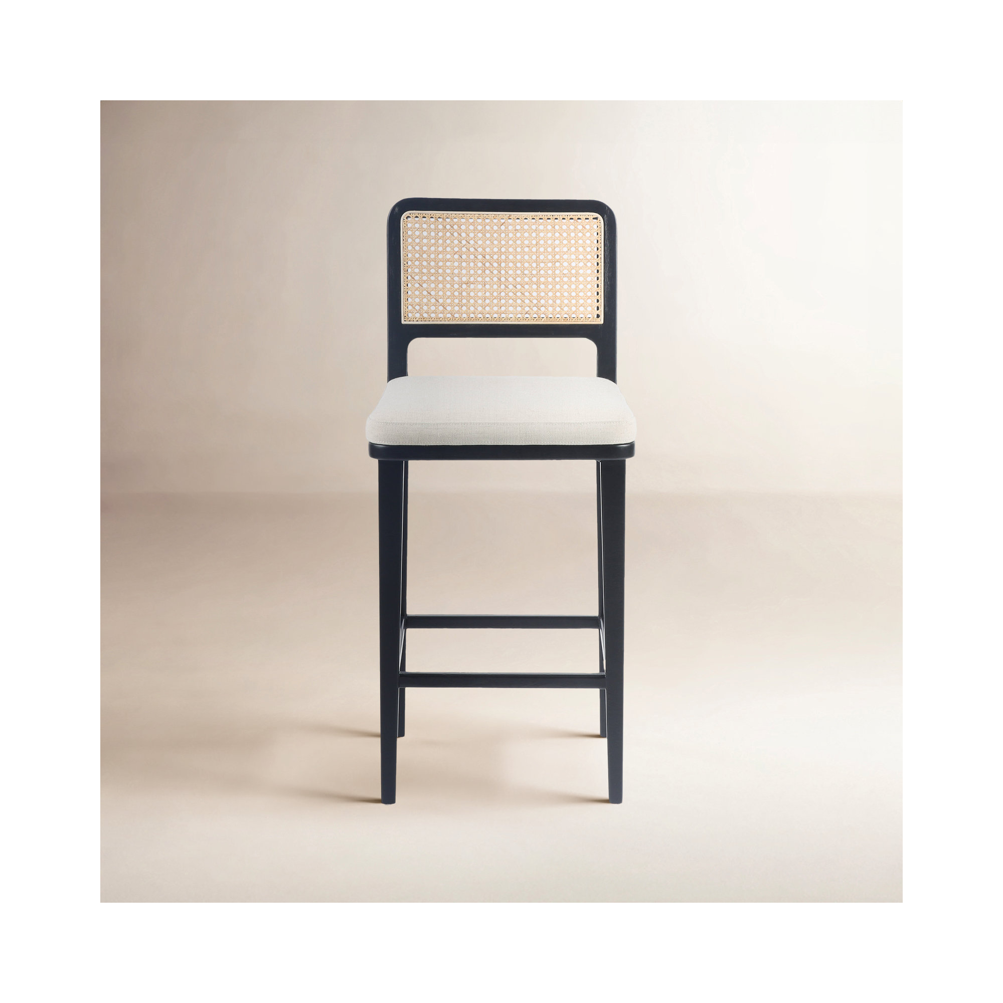 Finlay Cane Stool, Counter Stool (27” Seat Height)