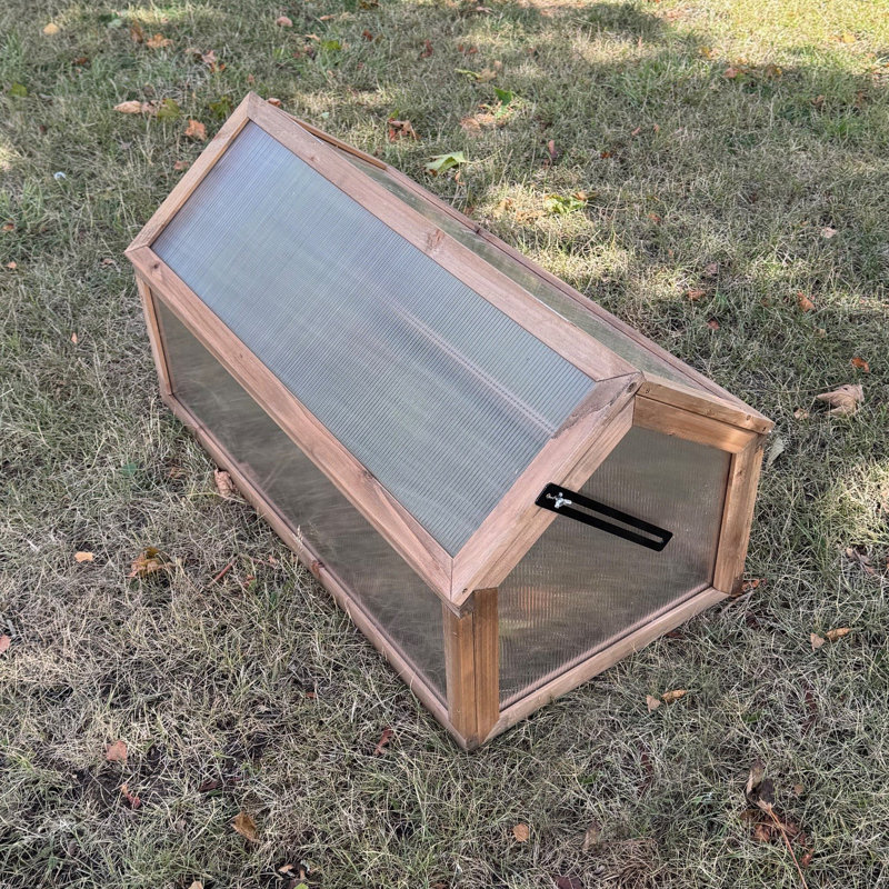 Wooden Framed Polycarbonate Apex Cold Frame