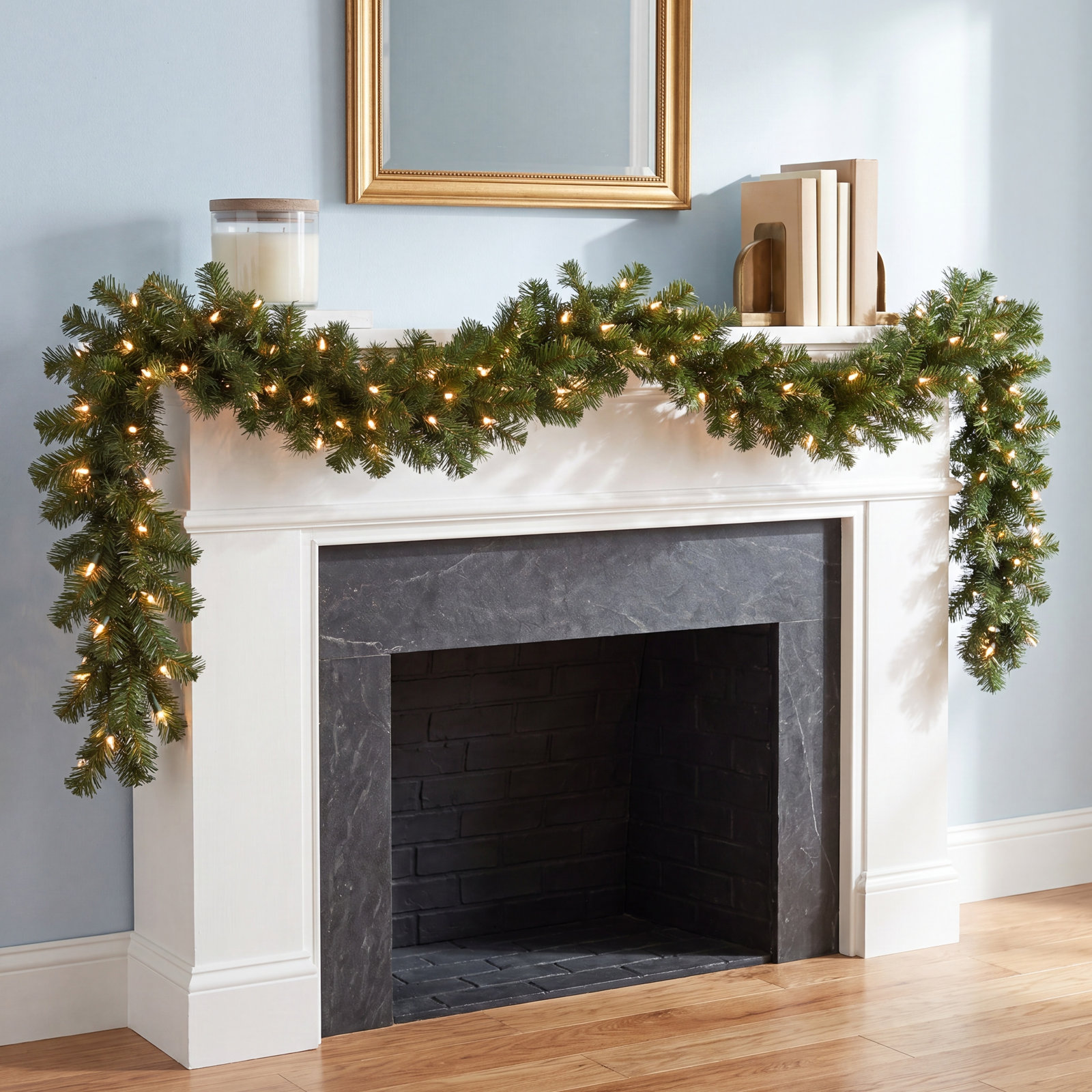 Perego 108'' in. Faux Pine Garland