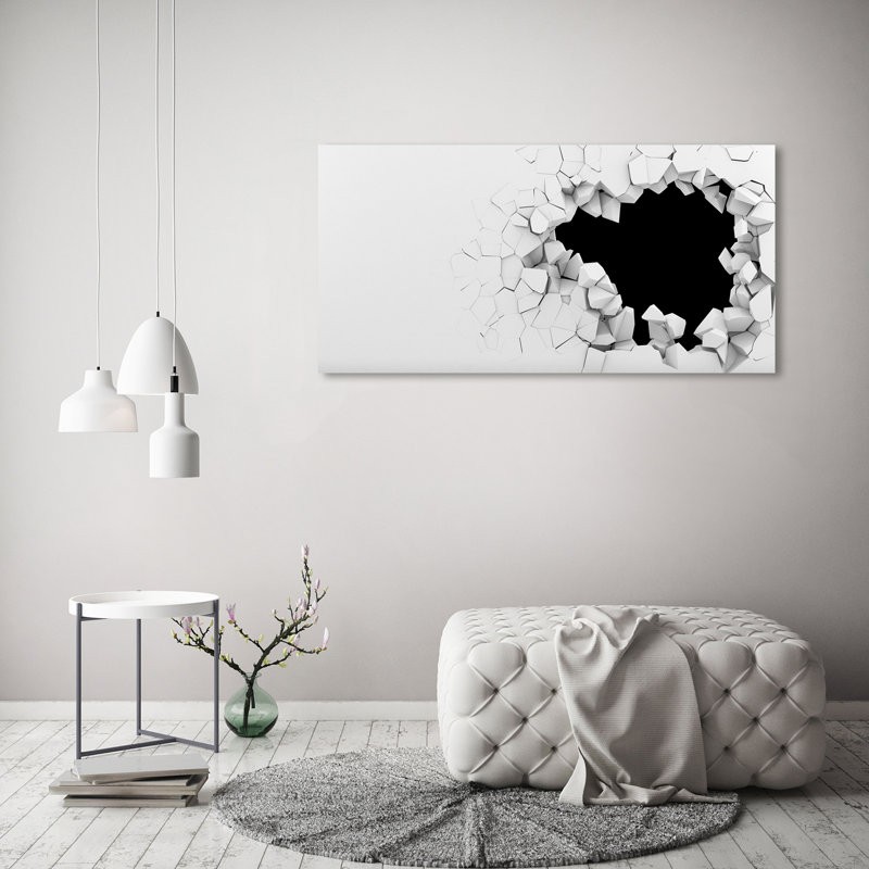A Hole In The Wall - Wrapped Canvas Print