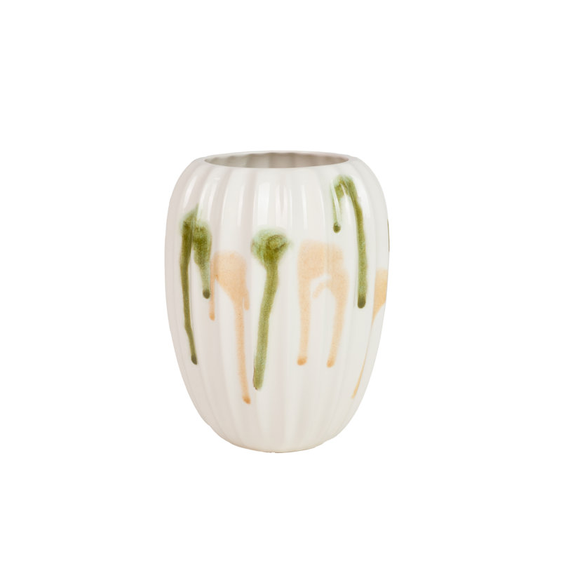 Ceramic / Porcelain Table Vase, 22cm H x 17cm W x 17cm D
