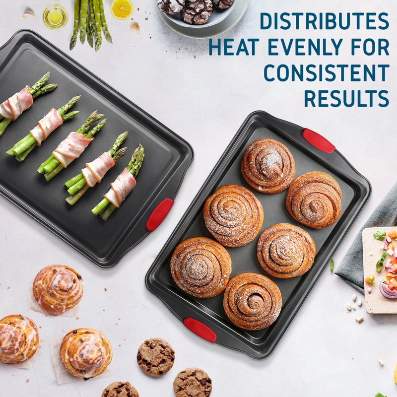 Joytable Non-Stick 2 Piece Baking Sheet Set