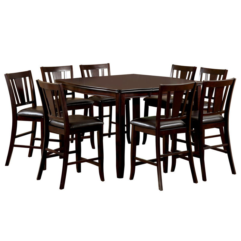 Birchover Wood 9-Piece Dining Table Set