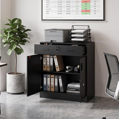 2 -Door 1 -Shelf Storage Cabinet