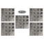 Carreaux de fer-blanc en métal avec dosseret de 2 pi x 2 pi (24 po x 24 po) American Tin Ceilings-78878718