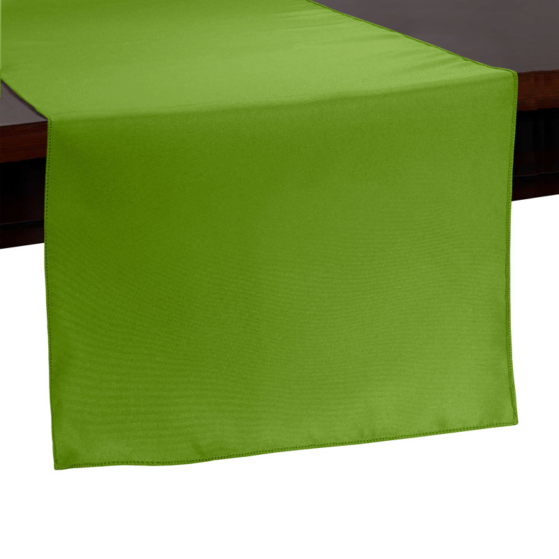 Carnbrock Table Runner, 2, Lime Green, 90" x 14"