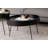 Modern Anthracite Coffee Table with Metal Legs, 31.5 x 18.5 x 31.5 Inches | 100% MDF Construction, 22 lbs Bearing Capacity | Sleek Industrial Design Perfect for Living Room & Contemporary Spaces-1563140983