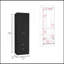 Armoire-penderie à armoire haute 76 po avec 2 tiroirs Vico-1693320298