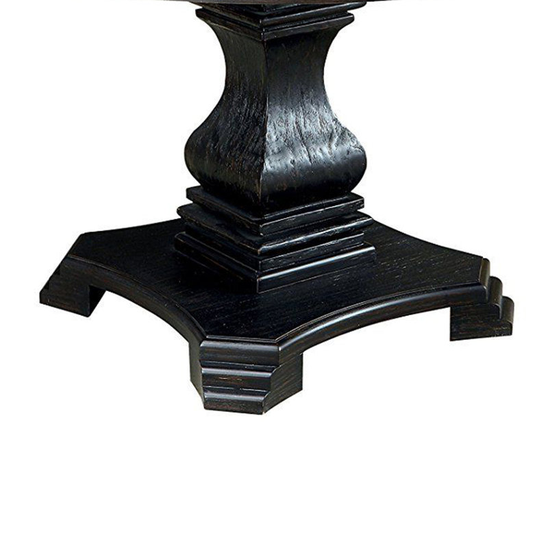 Table de salle à manger Colton, Noir antique, Standard (hauteur de 30 po)