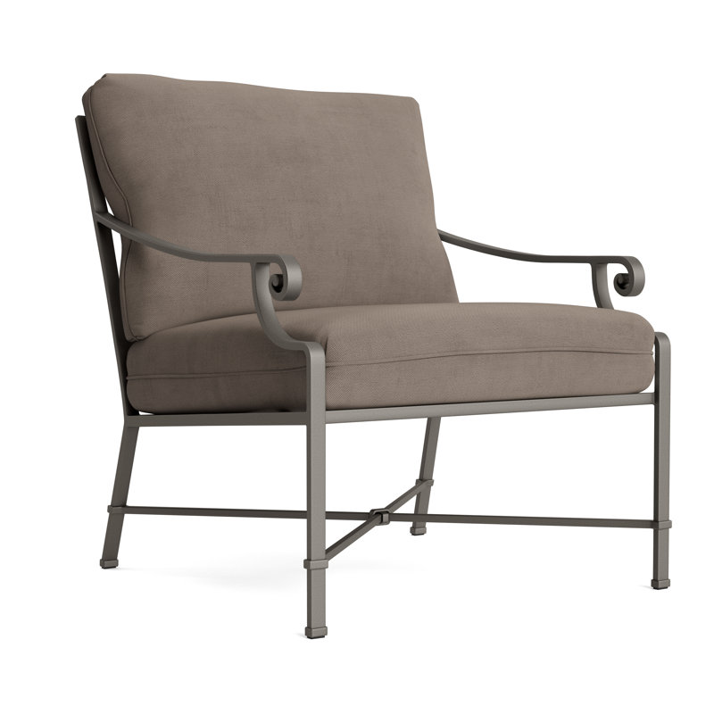 Venetian Outdoor Lounge Chair, Mica, Fusion Neptune