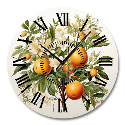 Horloge murale Orange Tree