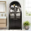 Rangement élégant avec tiroir caché et porte vitrée pour la cuisine-1825402268