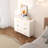 Kids 3 Drawer Dresser with Anti-Tip Design, Versatile Storage for Nursery and Bedroom, Easy Assembly, Smooth Euro Glides-1287914866