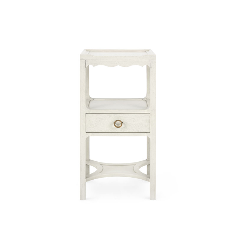 Sara 1-Drawer End Table, Sailcloth Sheen