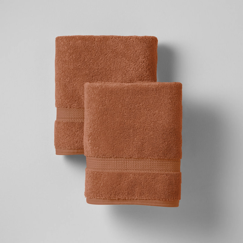 Débarbouillette en coton Payten Classic, rouille