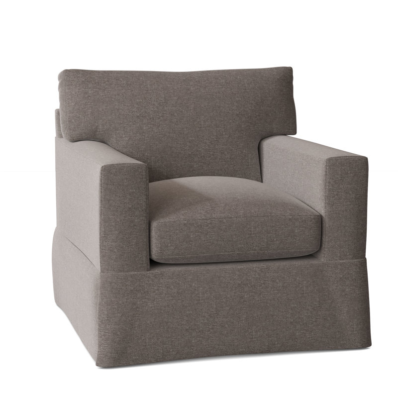 Fauteuil à housse large 37 po McCall, Pavé Crafty