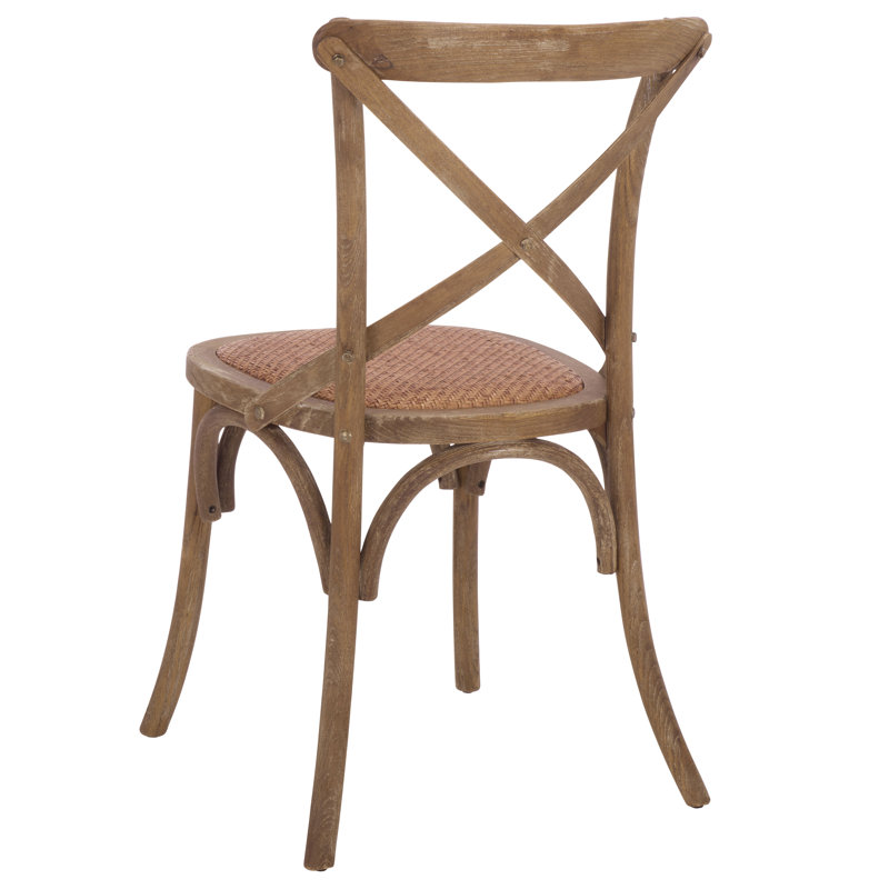Ladores 18.5'' H Oak Side Chair, Weathered Grey