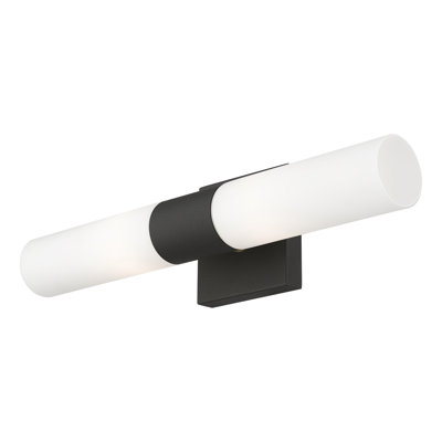 Cailum 2 Light Frosted Dimmable Vanity Light