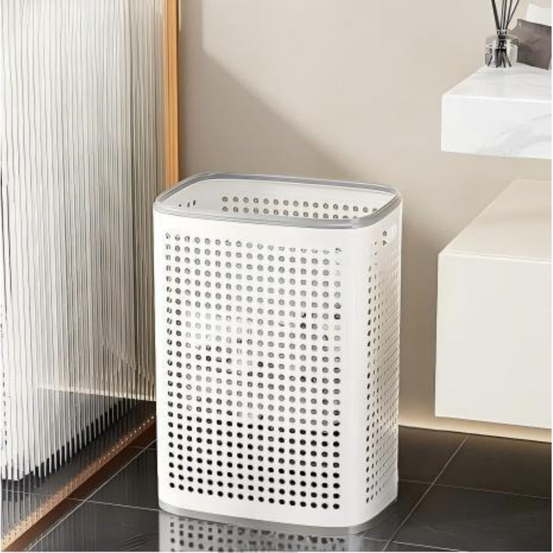 Panier à linge en plastique, H 20,47 po x l 16,93 po x P 12,6 po