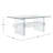 Kayley Glass Top Single Coffee Table-1922962557