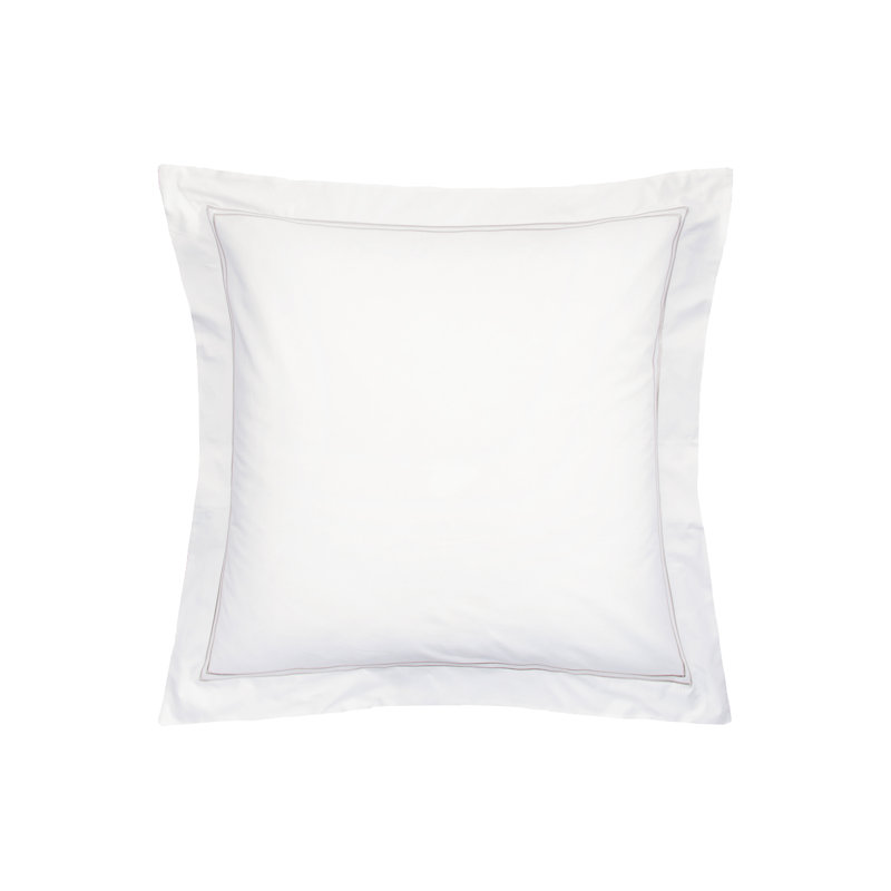 Taie décorative 100% coton Coltrane, Euro, Champagne