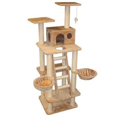 Arbre à chat 72" à fourrure casita