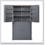 Grande armoire de rangement autoportante 40,2 x 20 x 71,3 pouces avec 2 tiroirs-1276190666