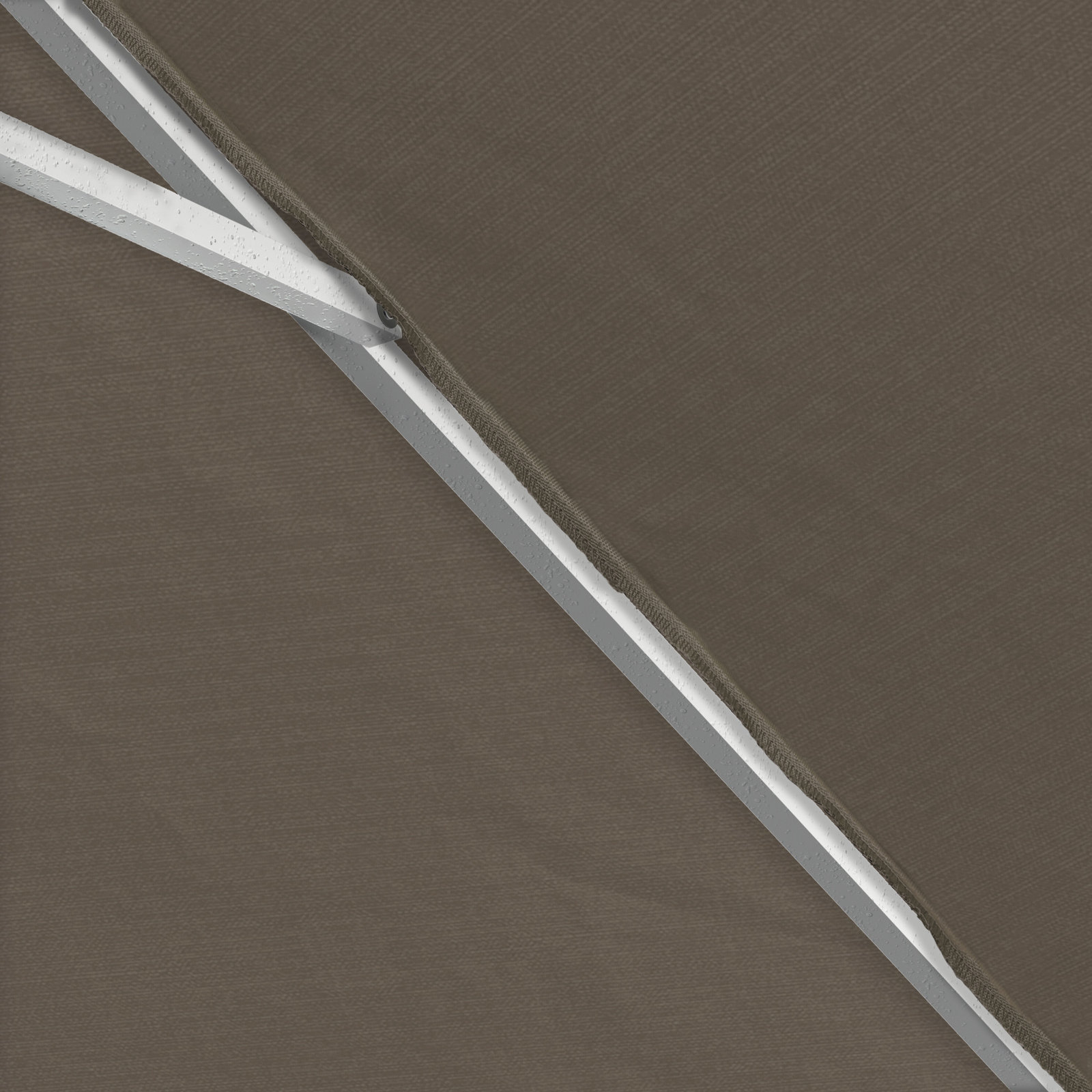 90'' Outdoor Umbrella, White, Sunbrella®, Spectrum Dove Sunbrella® Plainweave