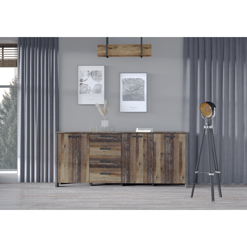 Lanham 206.1cm W 4 - Drawer Chest of Drawers