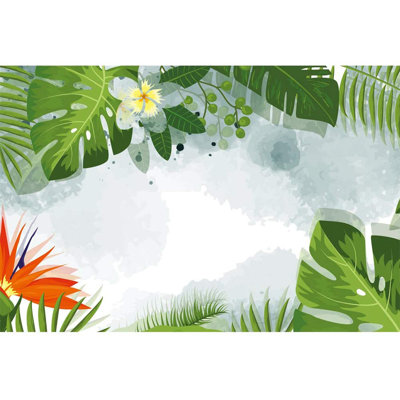 Murale feuilles Monstera