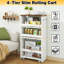 85cm H x 40cm W Storage Rack with Wheels