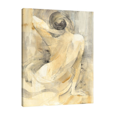 Reproduction d’art sur toile tendue « boudoir beige II » par Albena Hristova