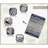 Bathroom Rugs Set of 2, Ultra Soft Microfiber Mats, Absorbent & Quick Drying, Non-Slip Rubber Backing, Machine Washable Bathroom Mats, Sink – 17x24, 21x54 Navy-1362800040