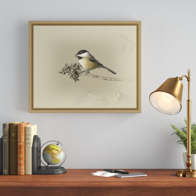 « chickadee », reproduction de photo encadrée