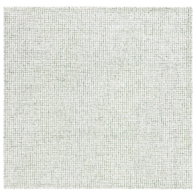 Rowe Handmade Tufted Ivory/Green Rug