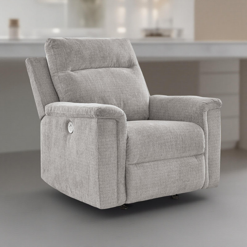 Doux Power Recliner, Light Grey
